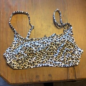 Cheetah bikini top